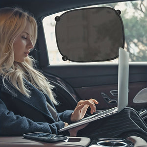 Planet Gates 2pcs 44*36cm Car Sun Visor Car Side Blocking Sunscreen Heat Insulation Light Absorption Curtain Summer Small Car Window Curtain Side Gear Plate Blackout Cloth