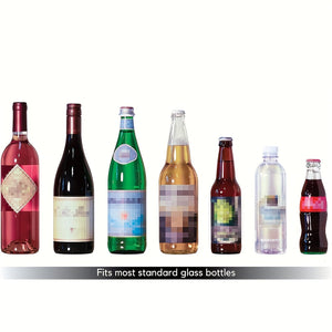 Planet Gates 2pcs/4pcs Fruit Fly Bottle Top Trap, Fly-On-In, Reusable Non-Toxic Indoor/Outdoor Catcher