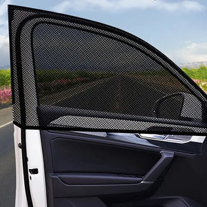 Planet Gates 2pcs/4pcs Sunscreen Ventilation Car Windows Mosquito Nets Car Screens Mosquito Screens Sun Blinds Sunshades/cloth UV Heat Protection Cool Cooling