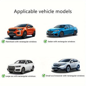 Planet Gates 2pcs/4pcs Sunscreen Ventilation Car Windows Mosquito Nets Car Screens Mosquito Screens Sun Blinds Sunshades/cloth UV Heat Protection Cool Cooling