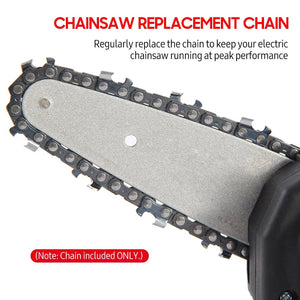 Planet Gates 2pcs 8inch chains / CHINA 8Inch Mini Chainsaw Chain Guide 1/4" Pitch .043" 45 Drive Links Semi Chisel Electric Chainsaw Chain for Garden Woodworking Tool