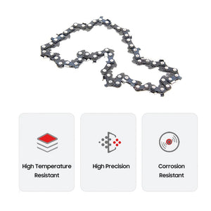 Planet Gates 2pcs 8inch chains / CHINA 8Inch Mini Chainsaw Chain Guide 1/4" Pitch .043" 45 Drive Links Semi Chisel Electric Chainsaw Chain for Garden Woodworking Tool