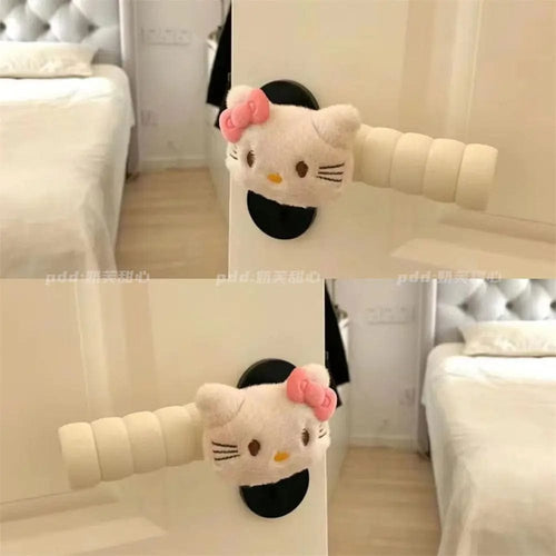 Planet Gates 2PCS-A-B Sanrio Hello Kitty Y2K Handle Protector Kawaii Cute Cartoon Anime Home Children's Room Antistatic Decoration Toys Girls Gifts