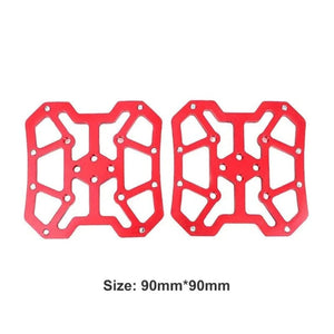 Planet Gates 2PCS Aluminum Alloy Bike Clipless Pedals Universal Compatible Bicycle Clipless Pedal Platform Adapters for SPD KEO Road MTB Bike