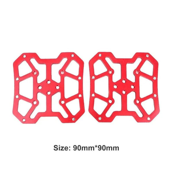 Planet Gates 2PCS Aluminum Alloy Bike Clipless Pedals Universal Compatible Bicycle Clipless Pedal Platform Adapters for SPD KEO Road MTB Bike