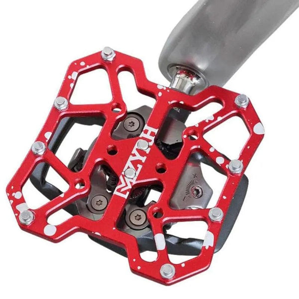 Planet Gates 2PCS Aluminum Alloy Bike Clipless Pedals Universal Compatible Bicycle Clipless Pedal Platform Adapters for SPD KEO Road MTB Bike