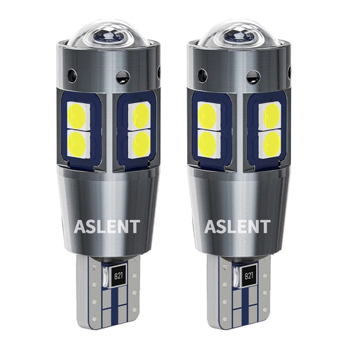 Planet Gates 2PCS / Amber Yellow 2/4PCS High Quality T10 W5W 168 192 Led Tail Light 3030 10smd 12V Auto Lamp CANBUS NO Error Car Marker Parking Bulb 6000K ASLENT