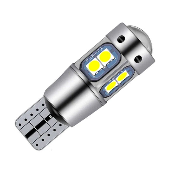 Planet Gates 2PCS / Amber Yellow 2/4PCS High Quality T10 W5W 168 192 Led Tail Light 3030 10smd 12V Auto Lamp CANBUS NO Error Car Marker Parking Bulb 6000K ASLENT