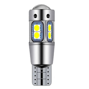 Planet Gates 2PCS / Amber Yellow 2/4PCS High Quality T10 W5W 168 192 Led Tail Light 3030 10smd 12V Auto Lamp CANBUS NO Error Car Marker Parking Bulb 6000K ASLENT