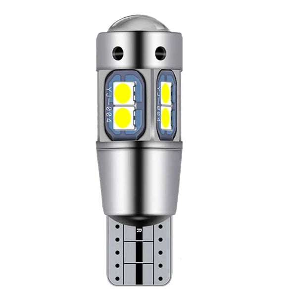 Planet Gates 2PCS / Amber Yellow 2/4PCS High Quality T10 W5W 168 192 Led Tail Light 3030 10smd 12V Auto Lamp CANBUS NO Error Car Marker Parking Bulb 6000K ASLENT
