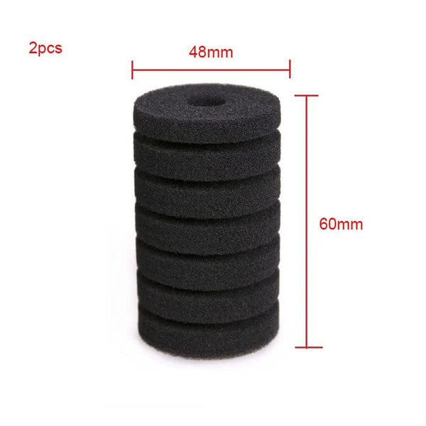Planet Gates 2PCS Aquarium Filter Sponge for Aquarium Fish Tank Air Pump Skimmer Biochemical Sponge Filter Aquarium Bio Filter Filtro Aquario