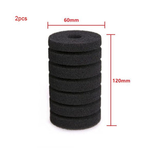 Planet Gates 2PCS Aquarium Filter Sponge for Aquarium Fish Tank Air Pump Skimmer Biochemical Sponge Filter Aquarium Bio Filter Filtro Aquario