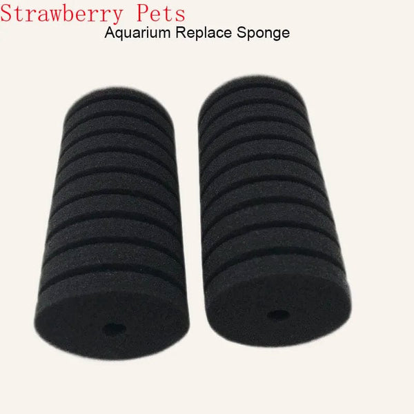 Planet Gates 2PCS Aquarium Filter Sponge for Aquarium Fish Tank Air Pump Skimmer Biochemical Sponge Filter Aquarium Bio Filter Filtro Aquario