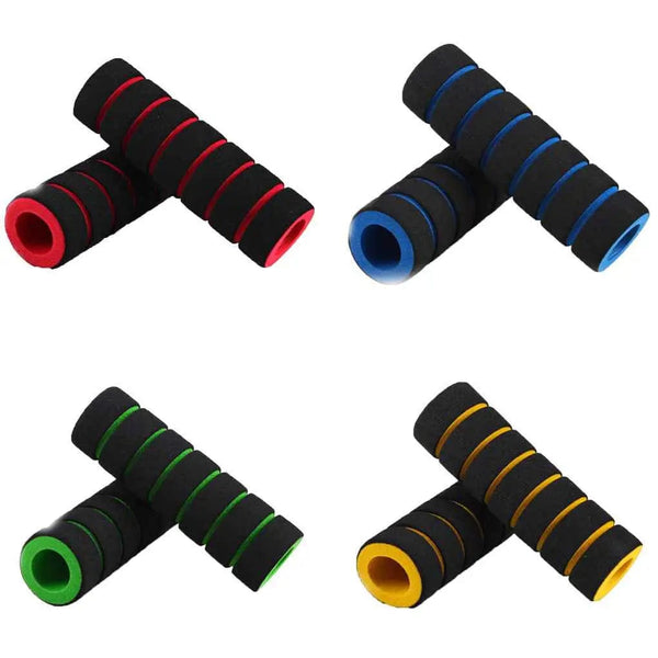 Planet Gates 2Pcs Bicycle Grips MTB Sponge Handlebar Cover Grips Anti-skid Shock-absorbing Soft Bike Grips Ultraight Cycling Handlebar Sleeve