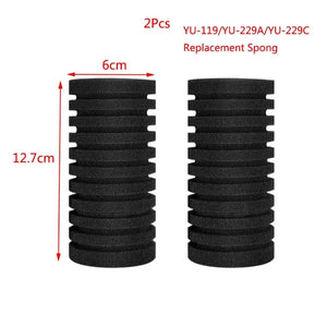 Planet Gates 2Pcs Big Spong Black Aquarium Filter for Aquarium Fish Tank Air Pump Skimmer Biochemical Sponge Filter Aquarium Bio Filters Filtro Aquario
