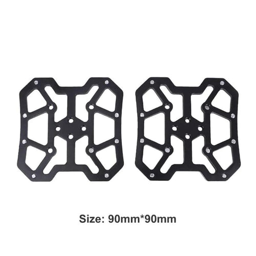Planet Gates 2PCS -Black color / CHINA 2PCS Aluminum Alloy Bike Clipless Pedals Universal Compatible Bicycle Clipless Pedal Platform Adapters for SPD KEO Road MTB Bike
