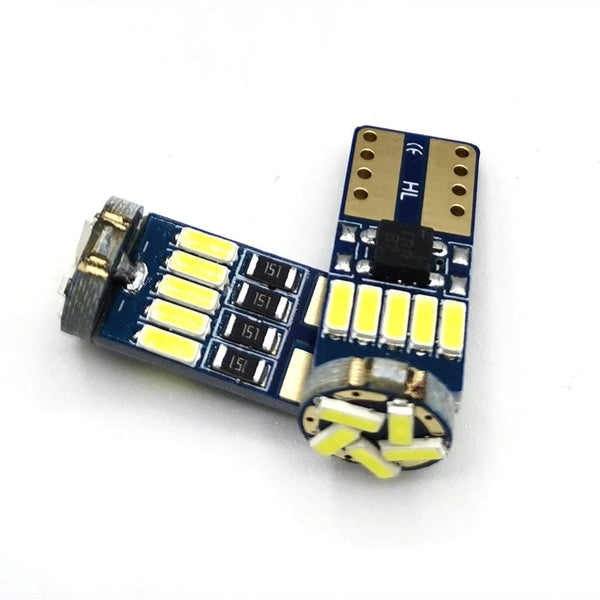 Planet Gates 2PCS / Blue / CHINA 2/10PCS Led W5W T10 Car Led Signal Lamp 501 194 Bulbs 4014SMD Clearance Lights Reading Lights Interior lights 6000K 12V