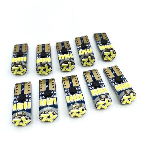 Planet Gates 2PCS / Blue / CHINA 2/10PCS Led W5W T10 Car Led Signal Lamp 501 194 Bulbs 4014SMD Clearance Lights Reading Lights Interior lights 6000K 12V