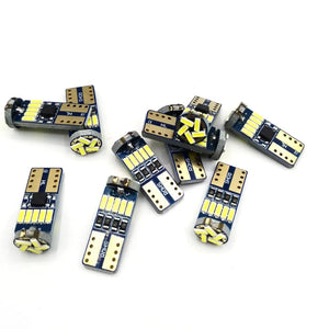 Planet Gates 2PCS / Blue / CHINA 2/10PCS Led W5W T10 Car Led Signal Lamp 501 194 Bulbs 4014SMD Clearance Lights Reading Lights Interior lights 6000K 12V