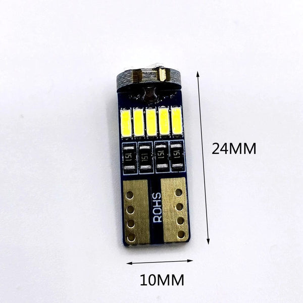 Planet Gates 2PCS / Blue / CHINA 2/10PCS Led W5W T10 Car Led Signal Lamp 501 194 Bulbs 4014SMD Clearance Lights Reading Lights Interior lights 6000K 12V