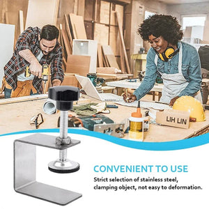 Planet Gates 2PCS Cabinet Installation Clamp Zinc Drawer Fixing Clip Adjustable Cabinet Hardware Jig Portable Front Drawer Woodworking Clamp 2PCS