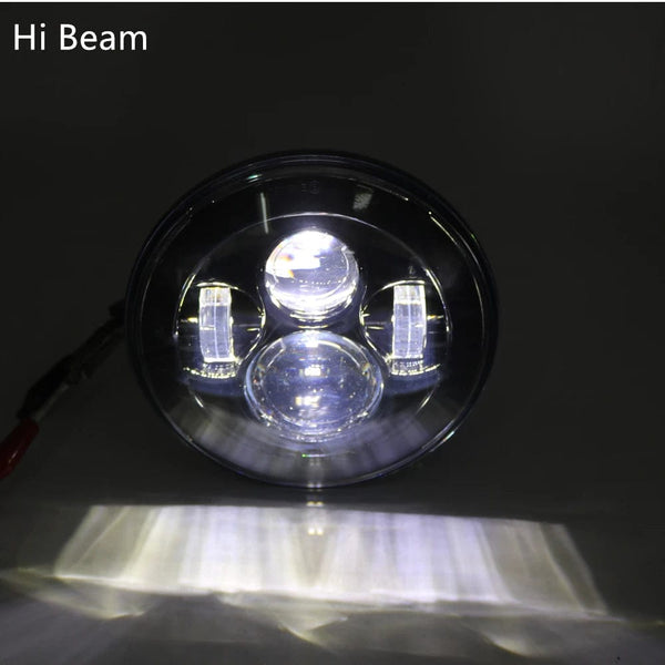 Planet Gates 2pcs Car 7" Headlight for Land Rover Defender 90 110 Round LED Headlights Kit High Low Beam for Lada Niva 4X4 Offroad Accessory