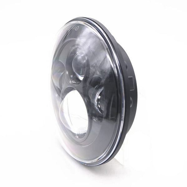 Planet Gates 2pcs Car 7" Headlight for Land Rover Defender 90 110 Round LED Headlights Kit High Low Beam for Lada Niva 4X4 Offroad Accessory