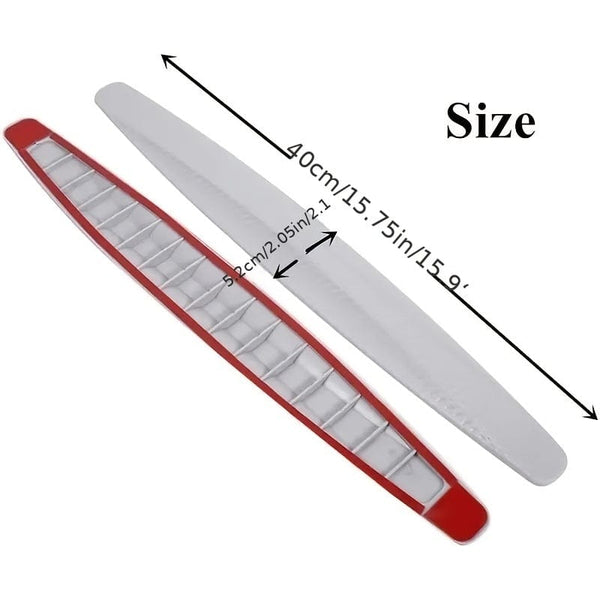 Planet Gates 2pcs Car Front And Rear Bumper Anti-collision Strip Front Lip Car Door Body Anti-scratch