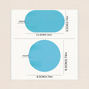 Planet Gates 2pcs Car Rain Film, Reflective Mirror Anti-fog Nano Anti-fog Film Water Repellent Rearview Mirror Rainproof Sticker