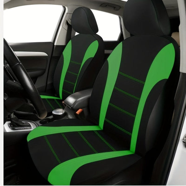 Planet Gates 2pcs Car Seat Cover Polyester Mesh Front Seat Cover