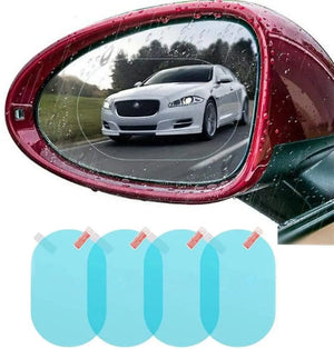 Planet Gates 2PCS Car Sticker Rainproof Film For Car Rearview Mirror Car Rearview Mirror Rain Film Clear Sight In Rainy Days Auto Film