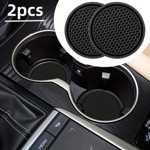 Planet Gates 2pcs Car Water Cup Base, Car Water Cup Non-slip Mat, Water Cup Base, Car Interior Decoration Non-slip Mat