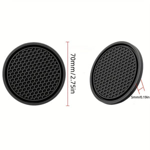 Planet Gates 2pcs Car Water Cup Base, Car Water Cup Non-slip Mat, Water Cup Base, Car Interior Decoration Non-slip Mat