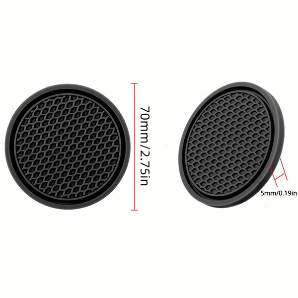 Planet Gates 2pcs Car Water Cup Base, Car Water Cup Non-slip Mat, Water Cup Base, Car Interior Decoration Non-slip Mat