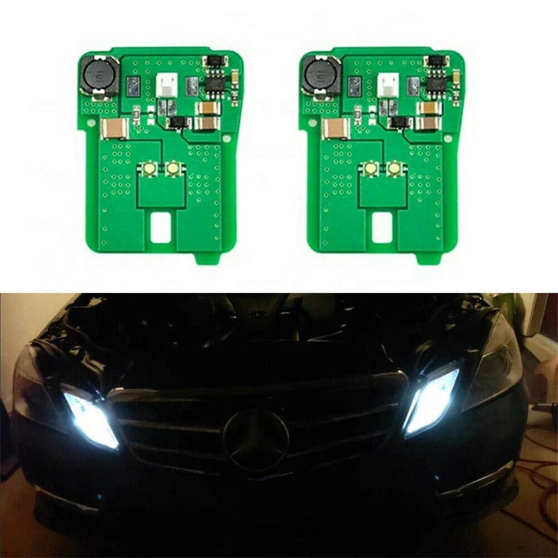 Planet Gates 2PCS / CHINA For Mercedes-Benz W212 E-Class AMG 2010 2011 2012 2013 Xenon White 6000k LED Parking Position Lights 2Pcs