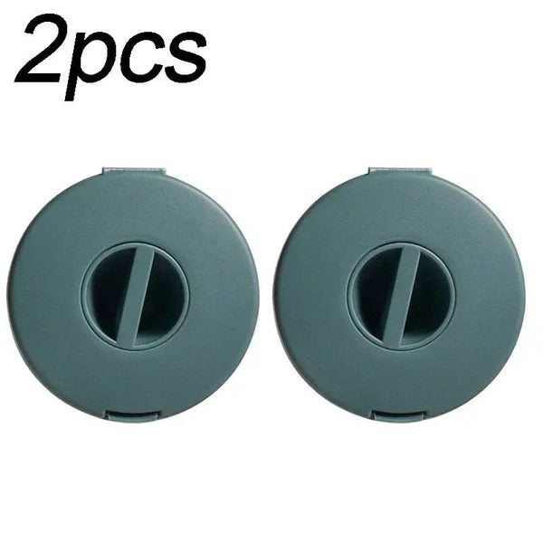 Planet Gates 2Pcs Clear 4/1pcs Round Management USB Charging Wire Cable Portable Charger Cord Holder Clips Winder Retractable Flexible Line Organizer