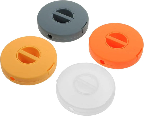 Planet Gates 2Pcs Clear 4/1pcs Round Management USB Charging Wire Cable Portable Charger Cord Holder Clips Winder Retractable Flexible Line Organizer