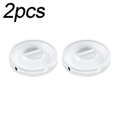 Planet Gates 2Pcs Clear 4/1pcs Round Management USB Charging Wire Cable Portable Charger Cord Holder Clips Winder Retractable Flexible Line Organizer