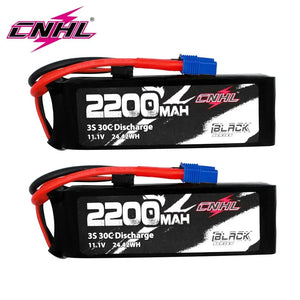 Planet Gates 2PCS CNHL 3S 11.1V Lipo Battery 2200mAh 30C 70C With XT60 Plug For RC Airplane Helicopter Quadcopter FPV Drone Car Racing Hobby