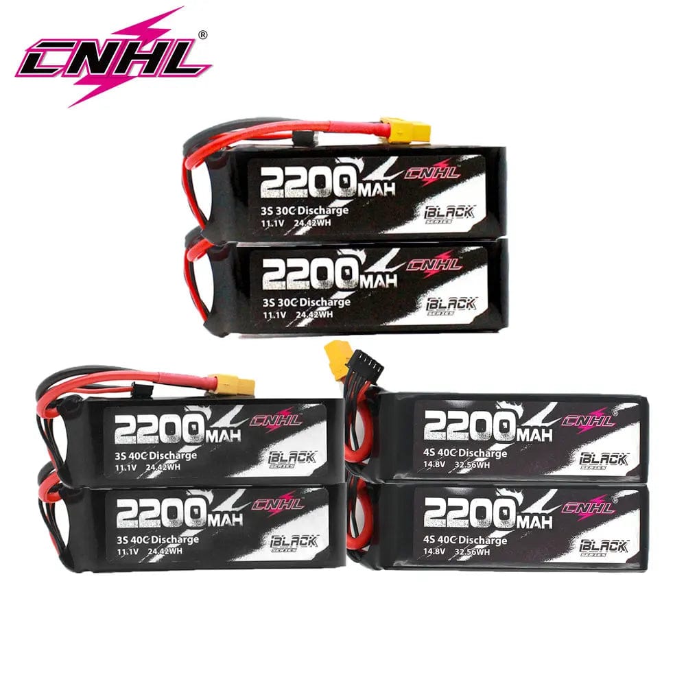 Planet Gates 2PCS CNHL 3S 11.1V Lipo Battery 2200mAh 30C 70C With XT60 Plug For RC Airplane Helicopter Quadcopter FPV Drone Car Racing Hobby