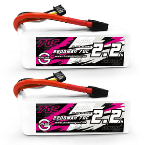 Planet Gates 2PCS CNHL 3S 11.1V Lipo Battery 2200mAh 30C 70C With XT60 Plug For RC Airplane Helicopter Quadcopter FPV Drone Car Racing Hobby