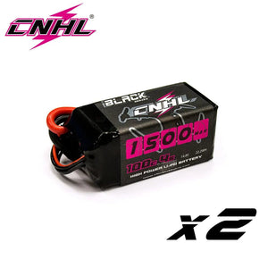 Planet Gates 2PCS CNHL 4S 14.8V Lipo Battery 1100mAh 1300mAh 1500mAh 100C With XT60 Plug For FPV Airplane Drone Quadcopter Helicopter Hobby