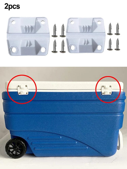 Planet Gates 2pcs Cooler Insulated Boxes Hinges For COLEMAN 5283-1141 COOLER PLASTIC HINGE SET REPLACEMENT General Plastic Home Accessories