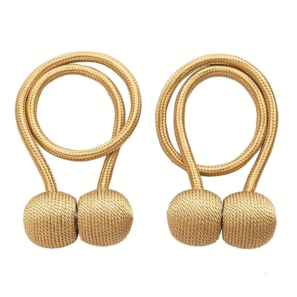 Planet Gates 2pcs Creative Curtain Tiebacks Magnetic Buckles, Modern Simple Curtain Strap, Punch-free Installation Curtain Holdback For Bedroom Living Room Home Decor