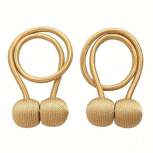 Planet Gates 2pcs Creative Curtain Tiebacks Magnetic Buckles, Modern Simple Curtain Strap, Punch-free Installation Curtain Holdback For Bedroom Living Room Home Decor