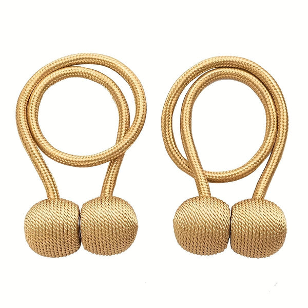 Planet Gates 2pcs Creative Curtain Tiebacks Magnetic Buckles, Modern Simple Curtain Strap, Punch-free Installation Curtain Holdback For Bedroom Living Room Home Decor