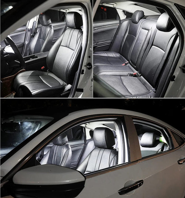 Planet Gates 2PCS Festoon 31mm 36mm 39mm 41mm C5W C10W Super Bright CSP LED Bulbs Car Dome Light Canbus No Error Auto Interior Reading Lamp