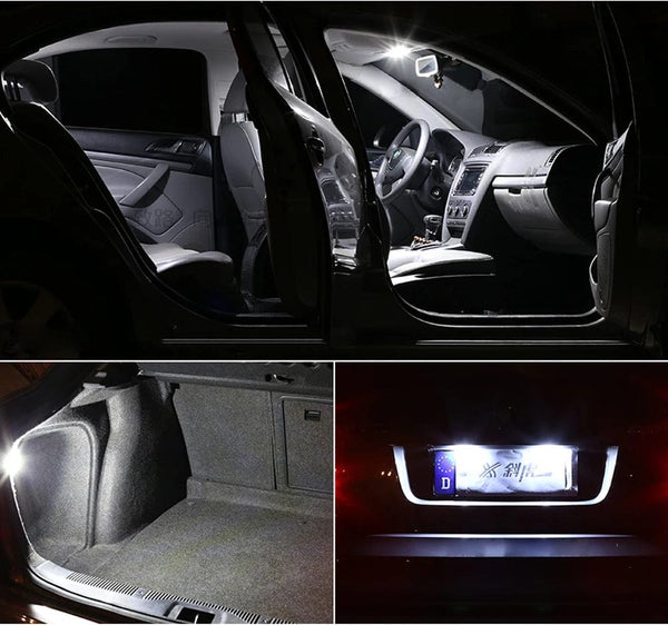 Planet Gates 2PCS Festoon 31mm 36mm 39mm 41mm C5W C10W Super Bright CSP LED Bulbs Car Dome Light Canbus No Error Auto Interior Reading Lamp