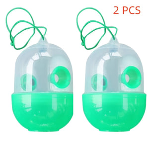 Planet Gates 2pcs-flytrap 1/2pcs Reusable Outdoor Hanging Wasp Trap Fly Cage Catching Honey Bee Beekeeping Equipment Tool Bee Pest Control Wasp