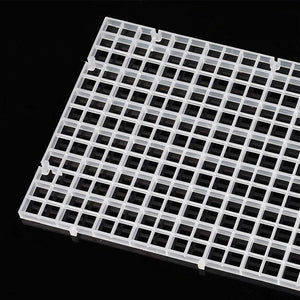 Planet Gates 2pcs Gravel Grid Isolation Board Aquarium Separator Free Cut Fish Tank Divider Filtration Net Cleaning Tool Replacement Parts